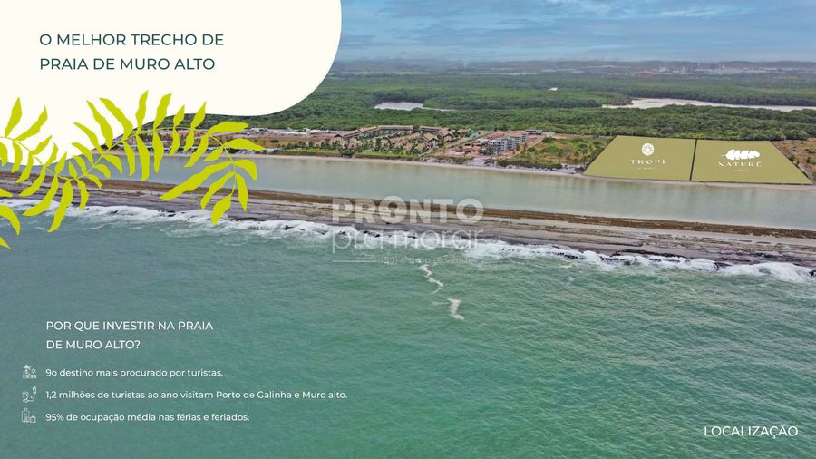 Flat com 1 quarto em Muro Alto - Wallace Pinto Corretor