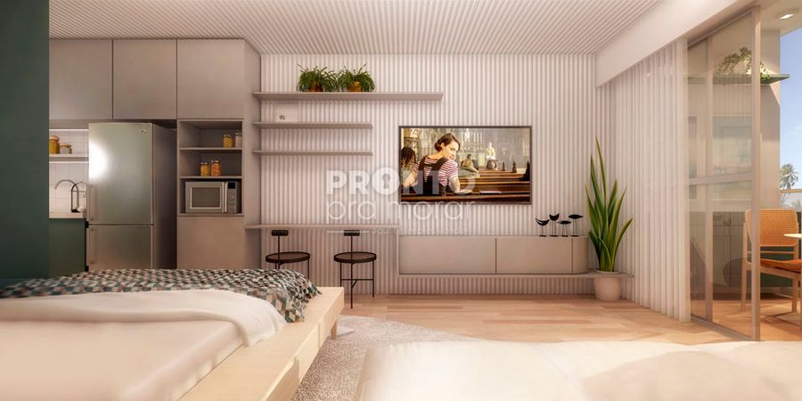 Flat com 1 quarto em Muro Alto - Wallace Pinto Corretor