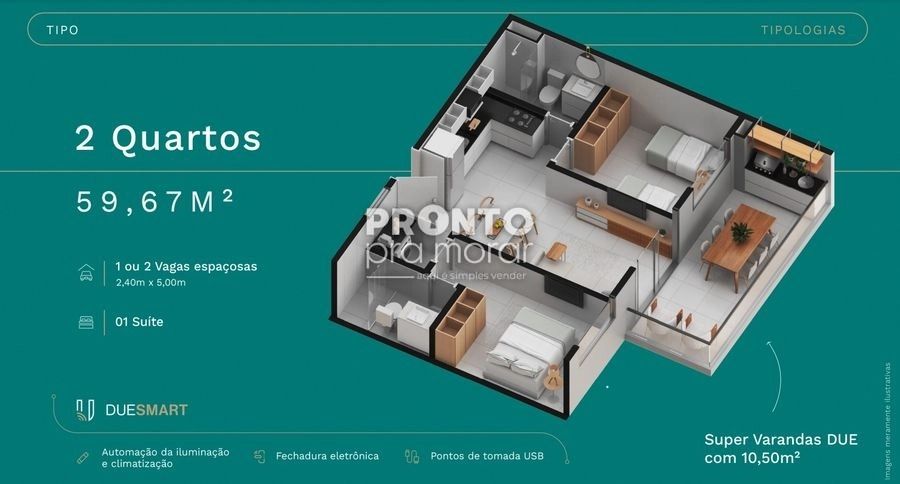 Apartamento com 3 quartos em Carneiros - Wallace Pinto Corretor