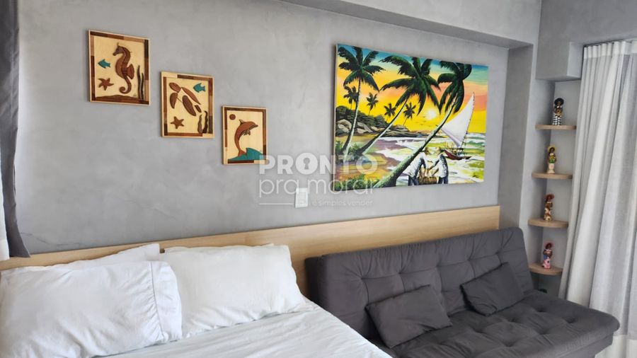 Flat com 1 quarto em Muro Alto - Wallace Pinto Corretor