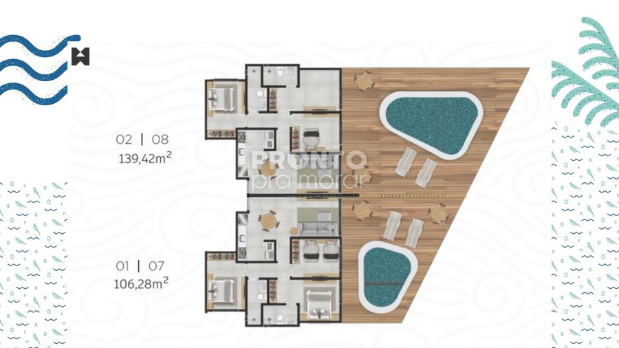 Apartamento com 1 quarto em Carneiros - Wallace Pinto Corretor