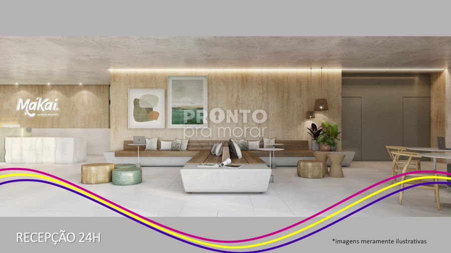 Flat com 1 quarto em Muro Alto - Wallace Pinto Corretor
