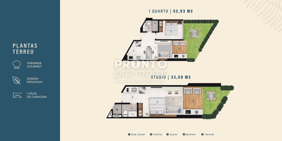 Apartamento com 1 quarto em Carneiros - Wallace Pinto Corretor