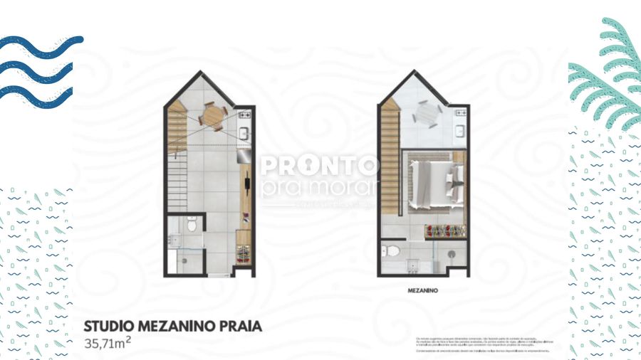 Flat com 1 quarto em Carneiros - Wallace Pinto Corretor