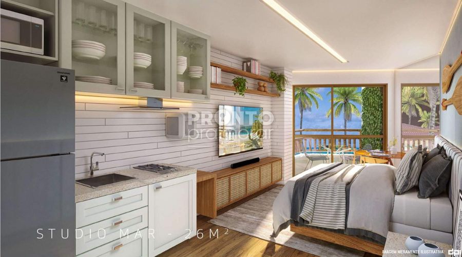 Flat com 1 quarto em Carneiros - Wallace Pinto Corretor