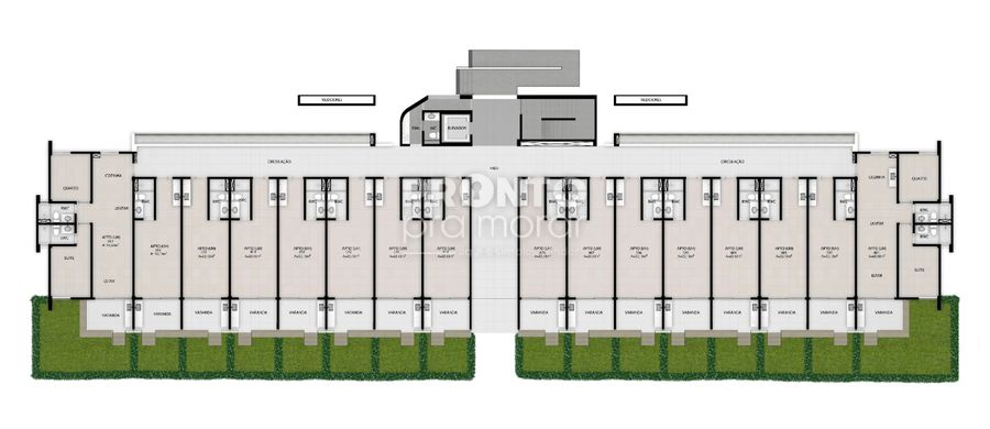 Apartamento com 2 quartos em Muro Alto - Wallace Pinto Corretor