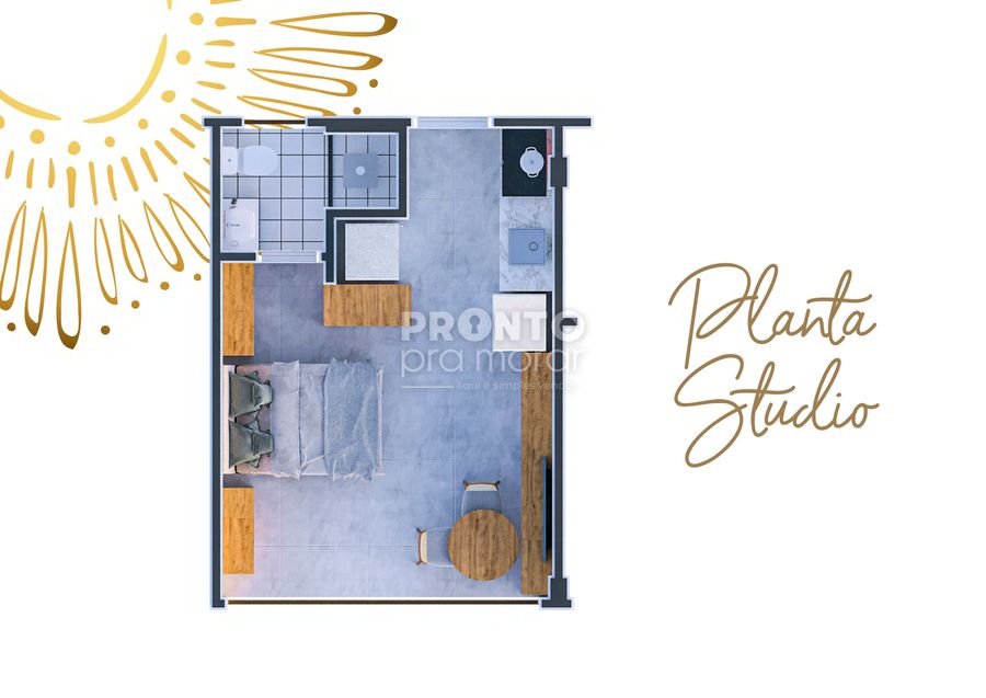 Flat com 1 quarto em Tamandaré - Wallace Pinto Corretor