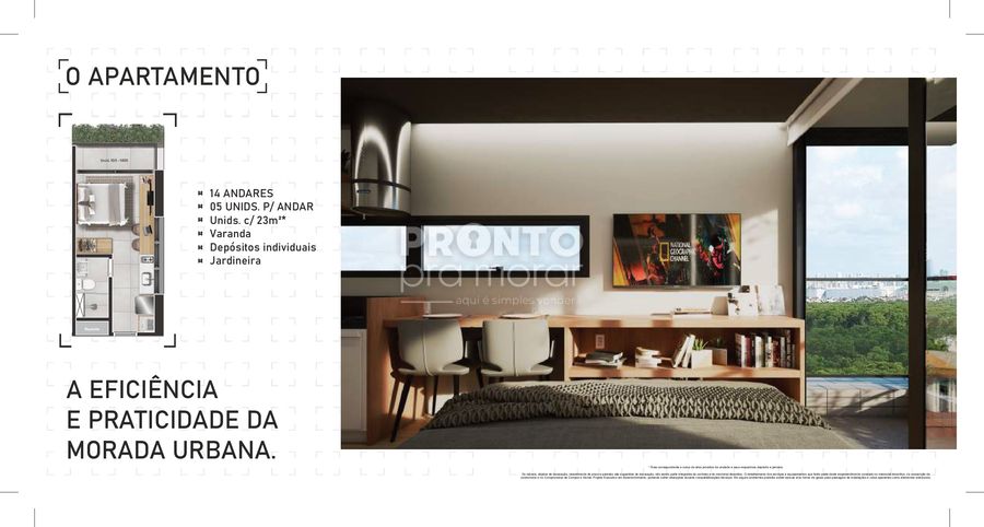 Flat com 1 quarto em Boa Viagem - Wallace Pinto Corretor