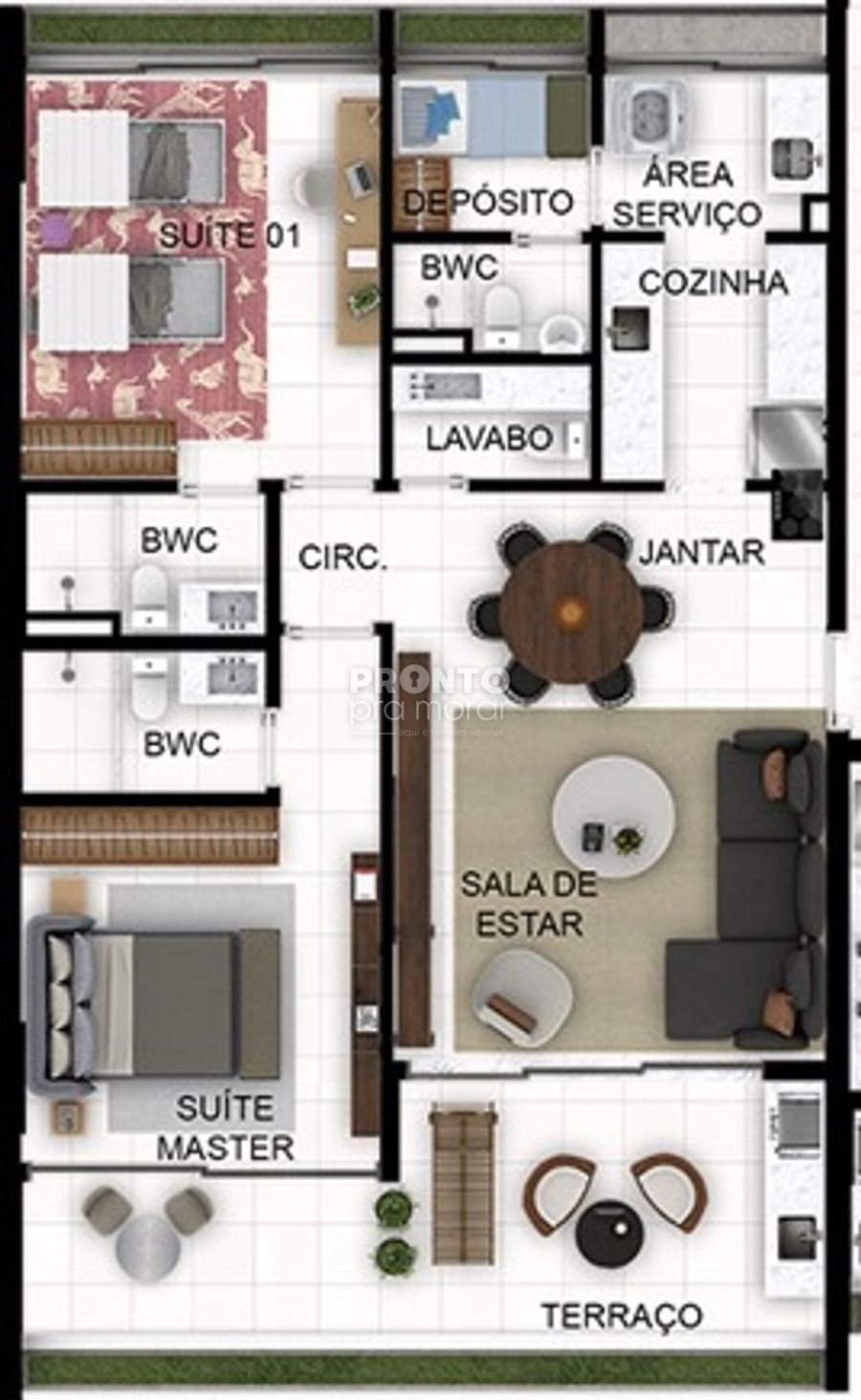 Apartamento com 2 quartos em Paiva - Wallace Pinto Corretor