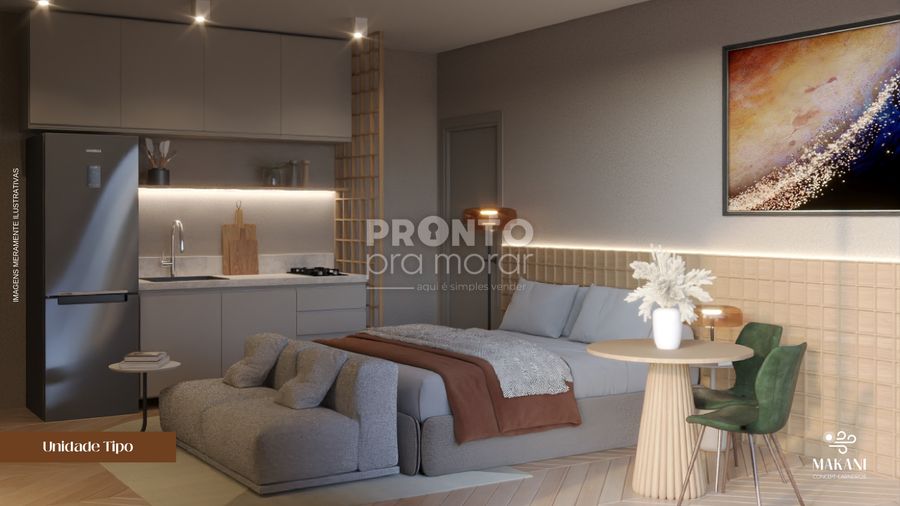 Flat com 1 quarto em Carneiros - Wallace Pinto Corretor