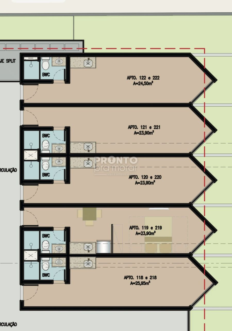 Flat com 1 quarto em Porto De Galinhas - Wallace Pinto Corretor