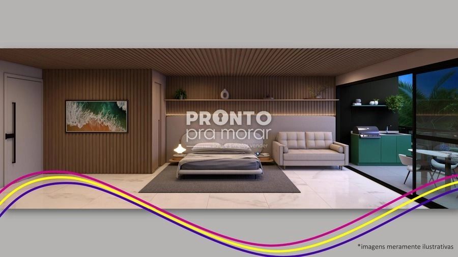 Flat com 1 quarto em Muro Alto - Wallace Pinto Corretor