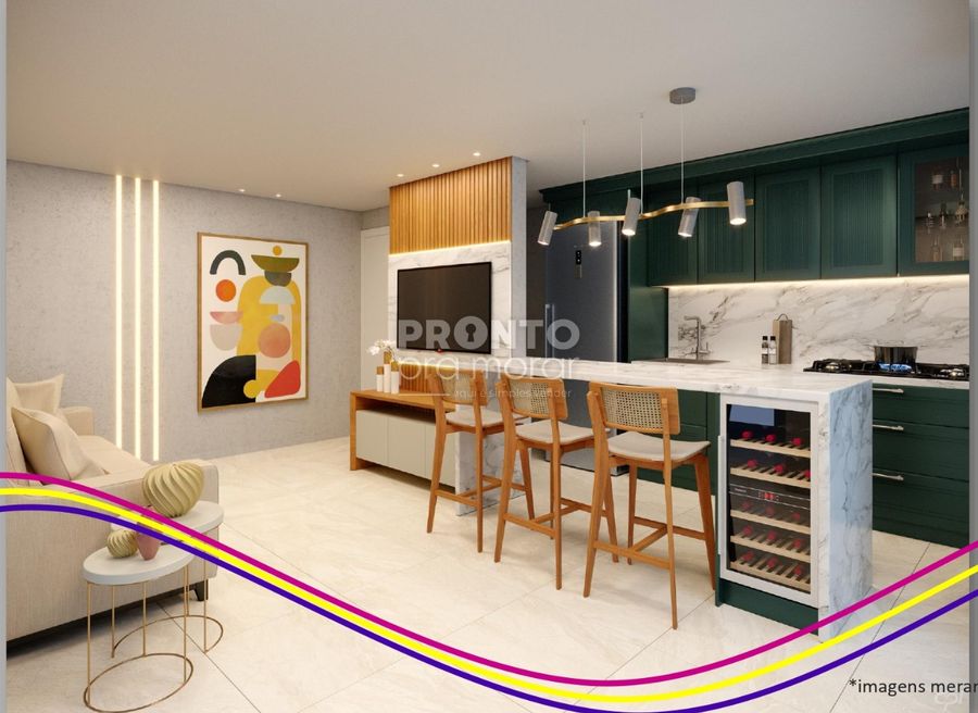 Flat com 2 quartos em Muro Alto - Wallace Pinto Corretor