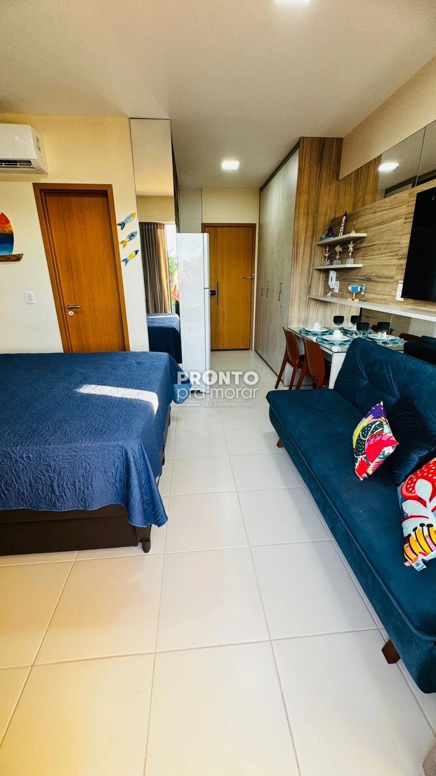 Flat com 1 quarto em Muro Alto - Wallace Pinto Corretor
