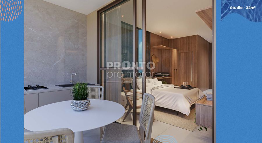 Flat com 1 quarto em Carneiros - Wallace Pinto Corretor