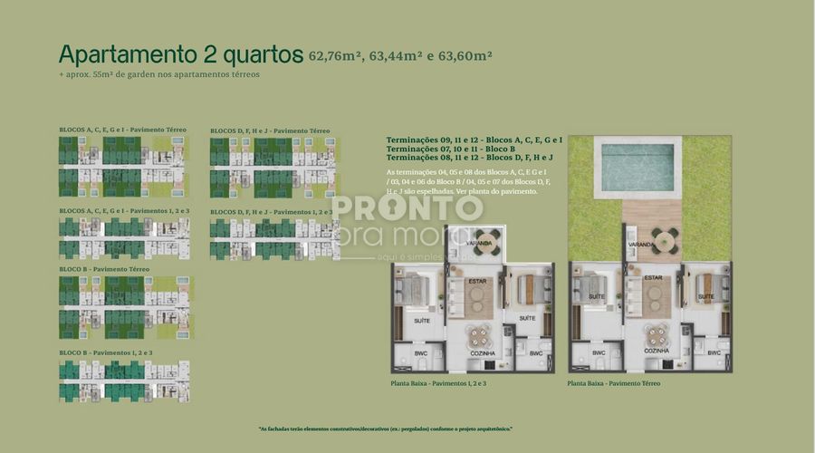 Apartamento com 2 quartos em Carneiros - Wallace Pinto Corretor