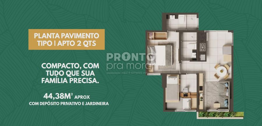 Apartamento com 2 quartos em Boa Viagem - Wallace Pinto Corretor