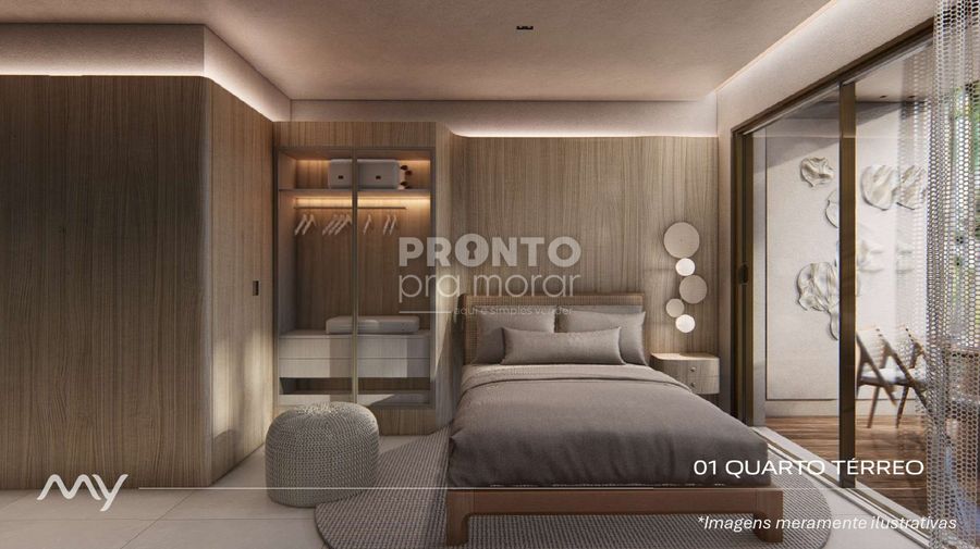 Flat com 1 quarto em Muro Alto - Wallace Pinto Corretor