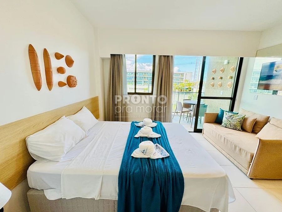 Flat com 1 quarto em Muro Alto - Wallace Pinto Corretor