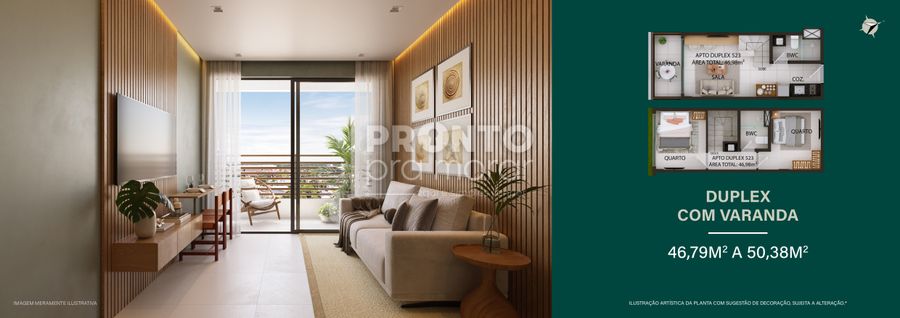 Apartamento com 2 quartos em Carneiros - Wallace Pinto Corretor