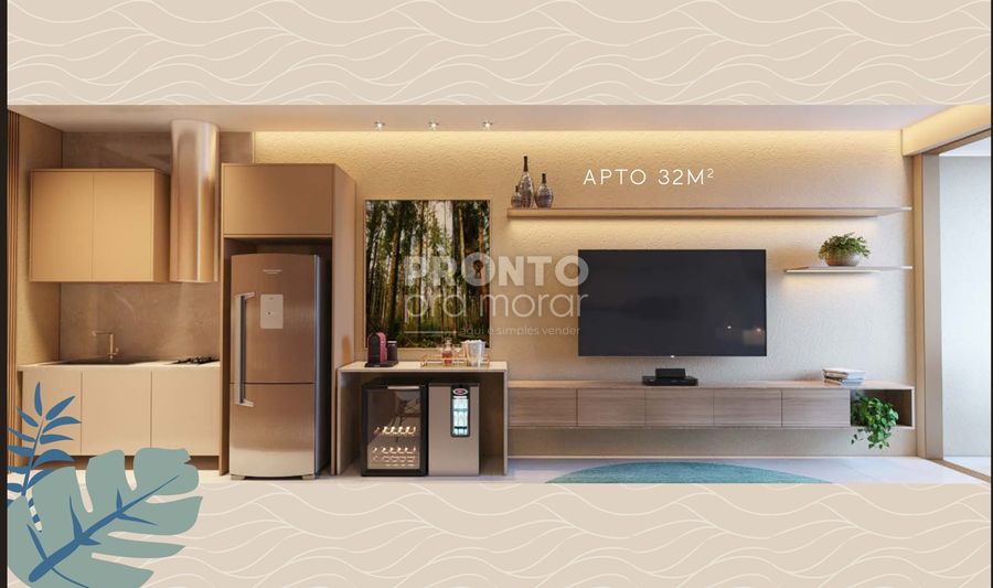 Apartamento, 1 quarto, 32 m² - Foto 3