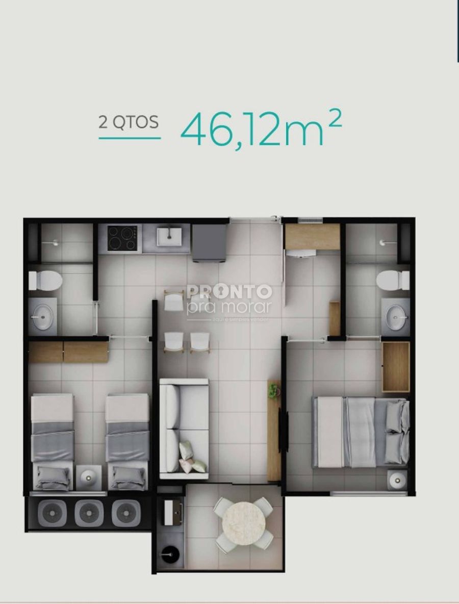 Apartamento com 2 quartos em Tamandaré - Wallace Pinto Corretor