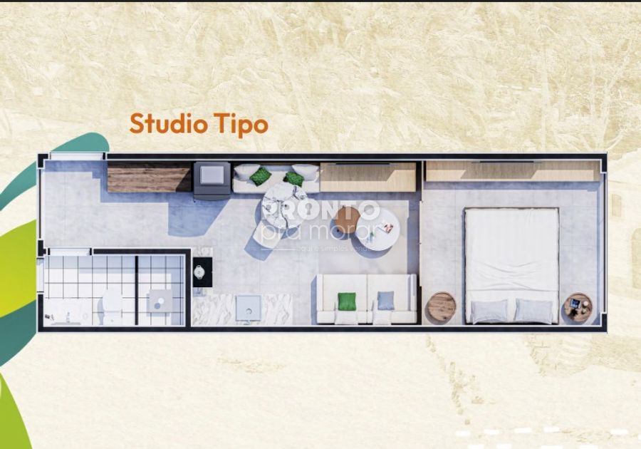 Apartamento com 1 quarto em Carneiros - Wallace Pinto Corretor