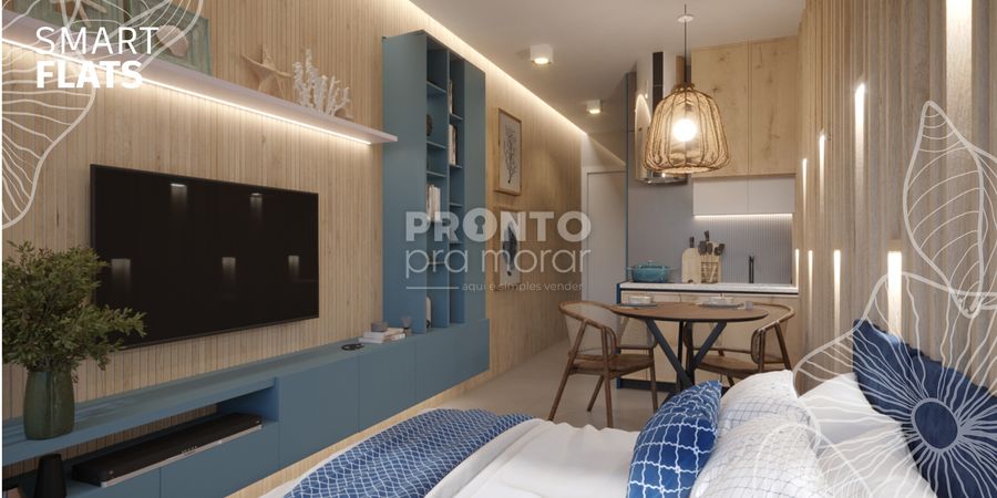 Flat com 1 quarto em Porto de Galinhas - Wallace Pinto Corretor