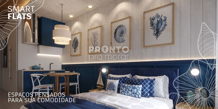 Flat com 1 quarto em Porto de Galinhas - Wallace Pinto Corretor