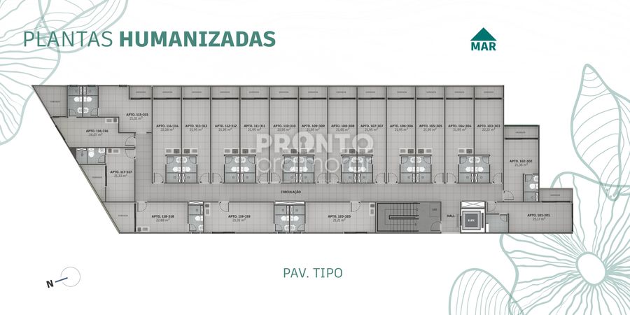 Flat com 1 quarto em Porto de Galinhas - Wallace Pinto Corretor