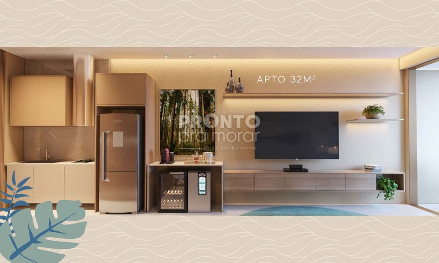 Apartamento, 1 quarto, 32 m² - Foto 2