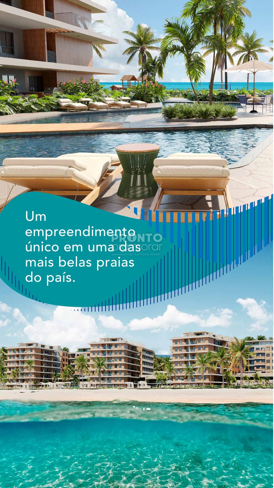 Flat com 1 quarto em Camacho - Wallace Pinto Corretor