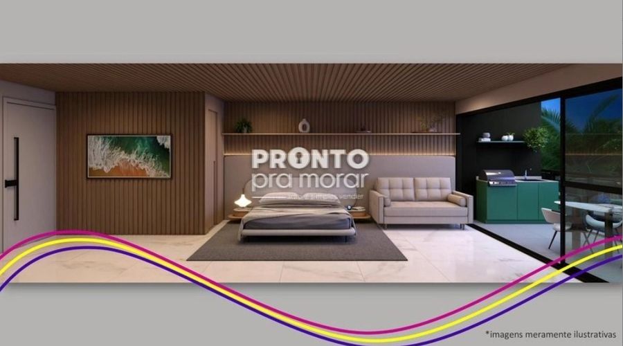 Flat com 1 quarto em Muro Alto - Wallace Pinto Corretor