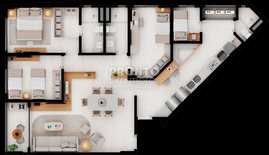 Apartamento com 3 quartos em Poço - Wallace Pinto Corretor