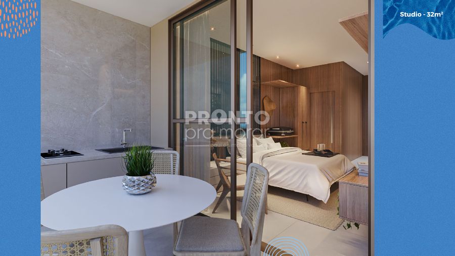 Flat com 1 quarto em Carneiros - Wallace Pinto Corretor