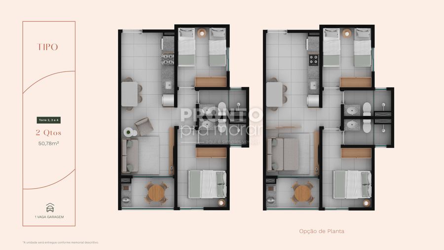 Apartamento com 2 quartos em Carneiros - Wallace Pinto Corretor