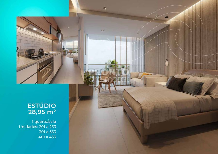 Flat com 1 quarto em Carneiros - Wallace Pinto Corretor