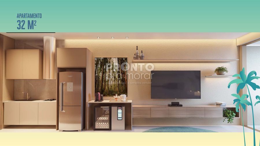 Flat com 1 quarto em Carneiros - Wallace Pinto Corretor
