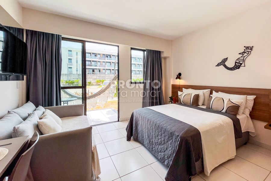 Flat com 1 quarto em Muro Alto - Wallace Pinto Corretor