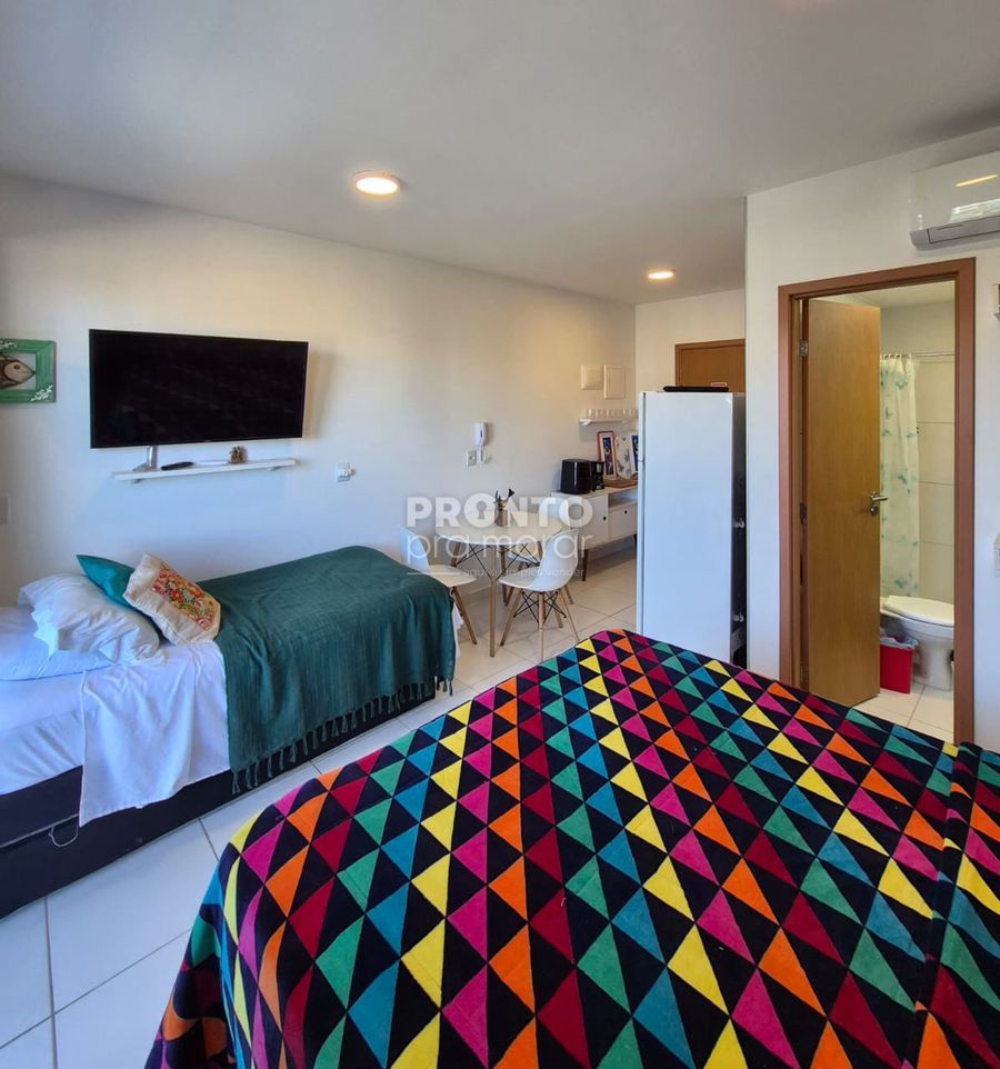 Flat com 1 quarto em Muro Alto - Wallace Pinto Corretor