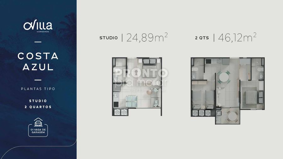Apartamento com 2 quartos em Carneiros - Wallace Pinto Corretor