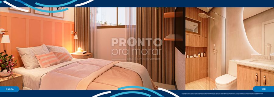 Flat com 1 quarto em Peroba - Wallace Pinto Corretor