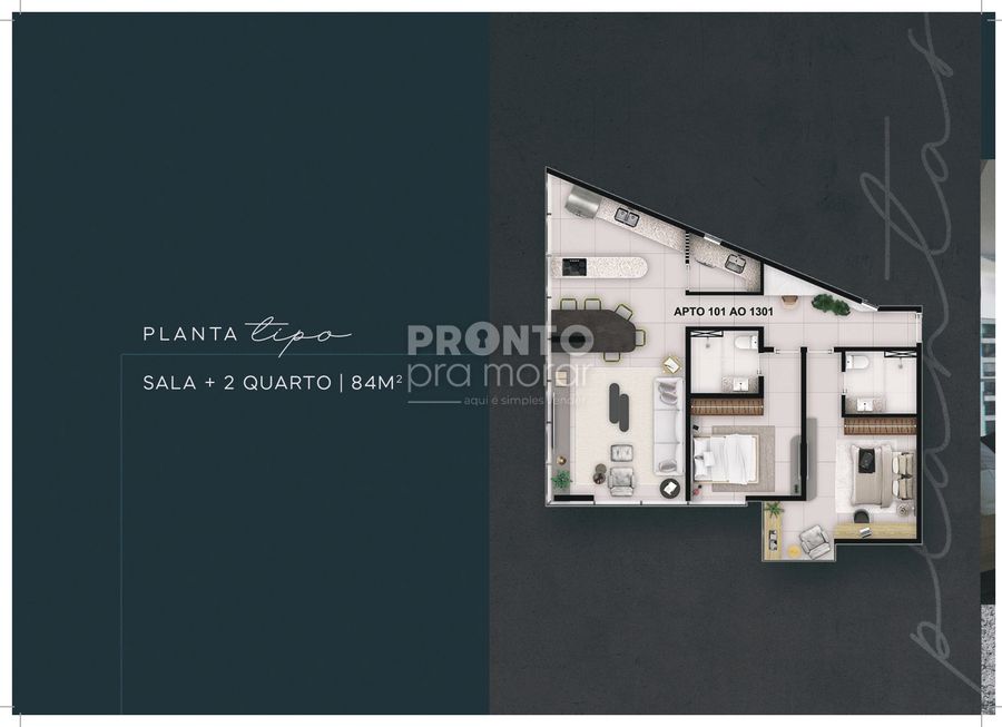 Apartamento com 2 quartos em Boa Viagem - Wallace Pinto Corretor