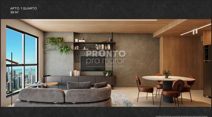 Apartamento, 1 quarto, 39 m² - Foto 2