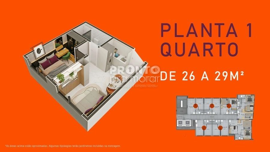 Flat com 1 quarto em Boa Vista - Wallace Pinto Corretor